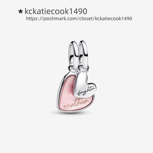 Pandora Splittable Mother & Daughter Dangle Charm - Picture 1 of 2